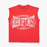 Optimist Sawn-Off Tank - Paprika